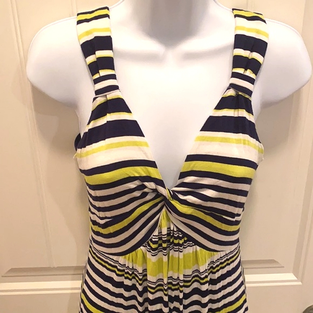 Cute Striped Maxi Dress - Small